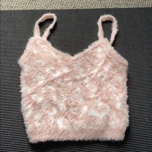 Cute and super soft cheetah crop top